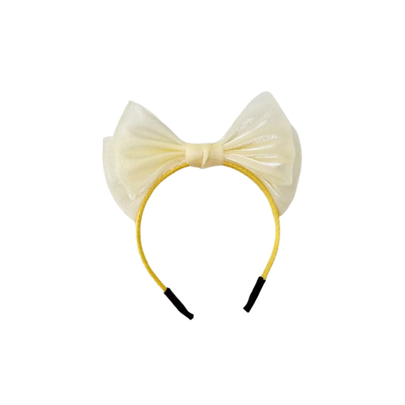 Labubu Bow Headband - Elegant Accessory