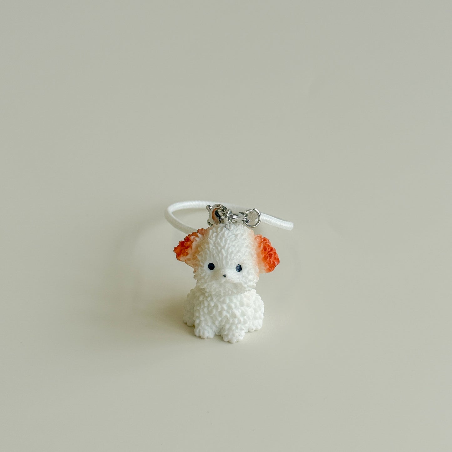Labubu's Pet Puppy Companion - Cream White