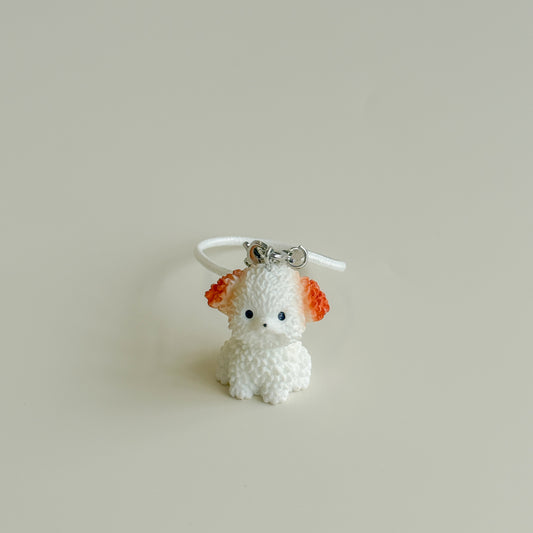 Labubu's Pet Puppy Companion - Cream White