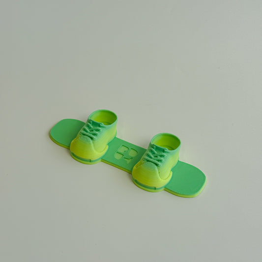Labubu's Winter Adventure Snowboard - Green
