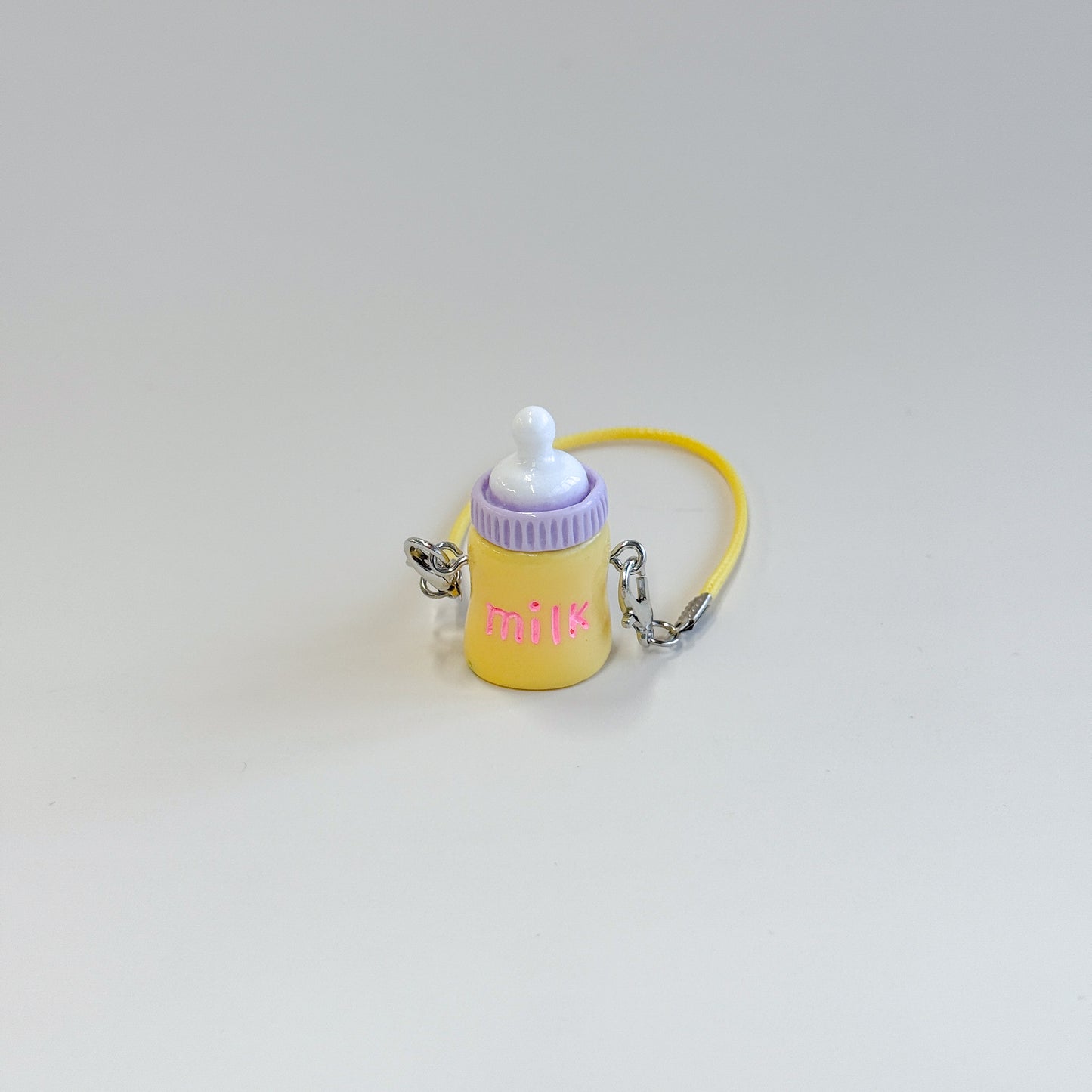 Labubu Milk Bottle Charm – Mini Bottle Accessory