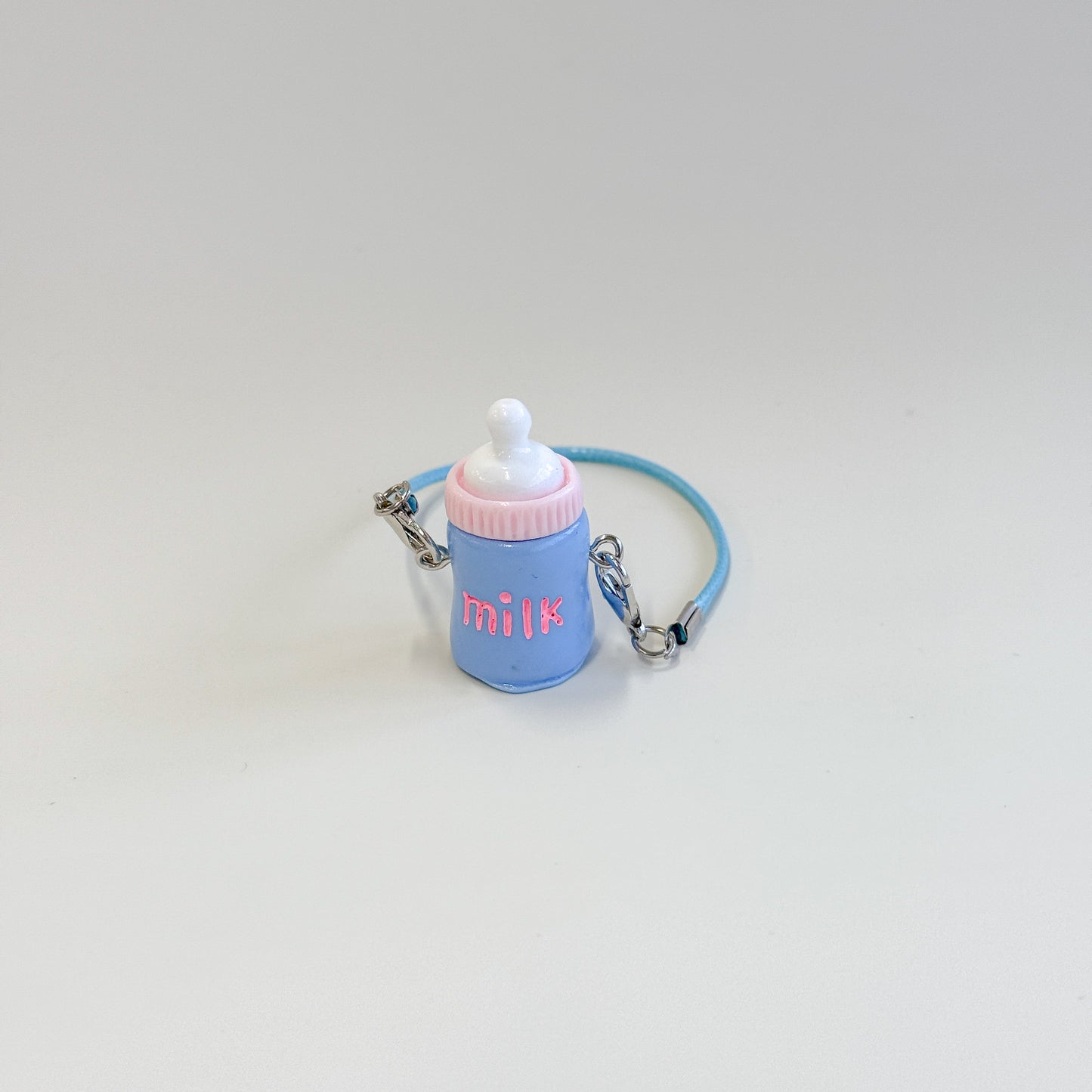Labubu Milk Bottle Charm – Mini Bottle Accessory