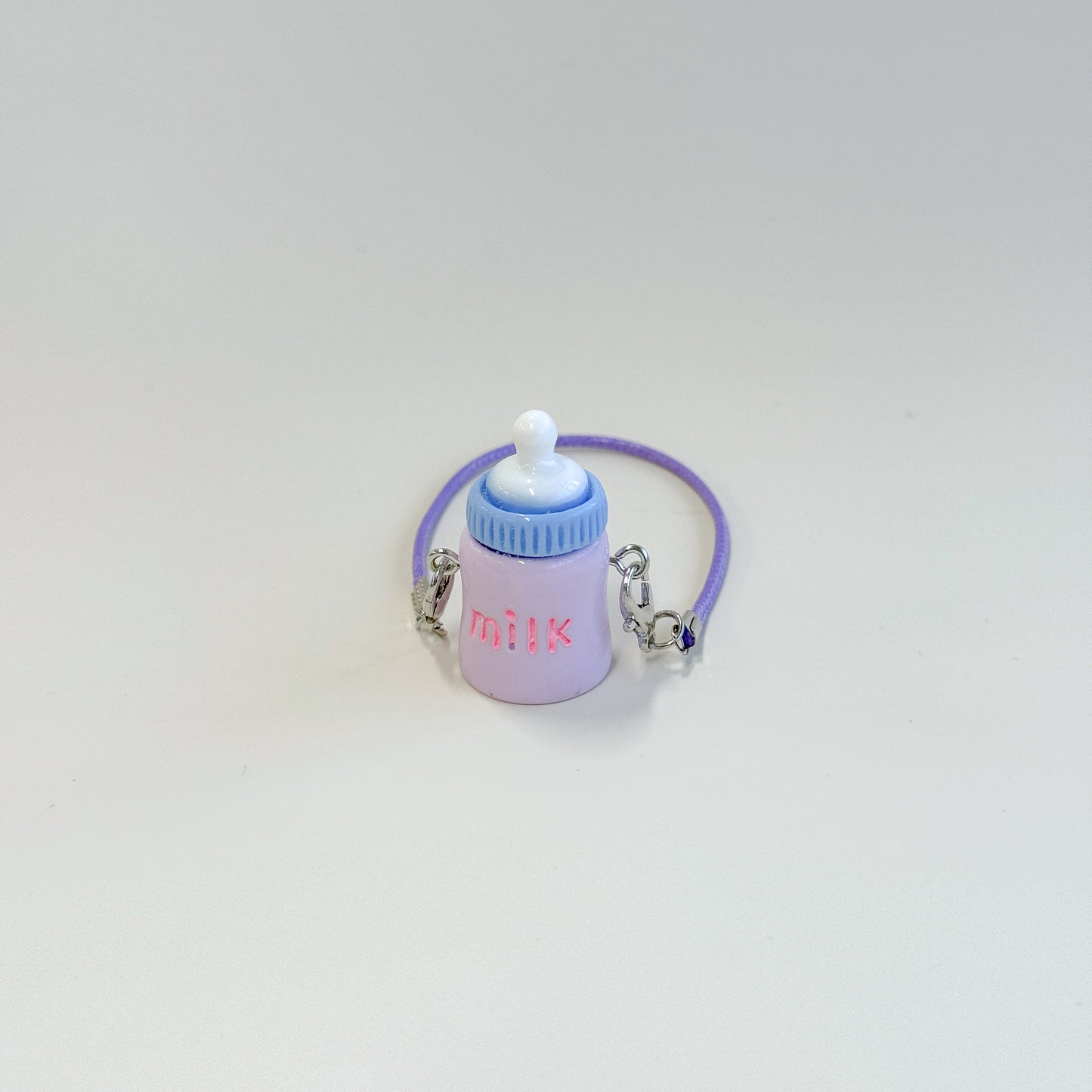 Labubu Milk Bottle Charm – Mini Bottle Accessory