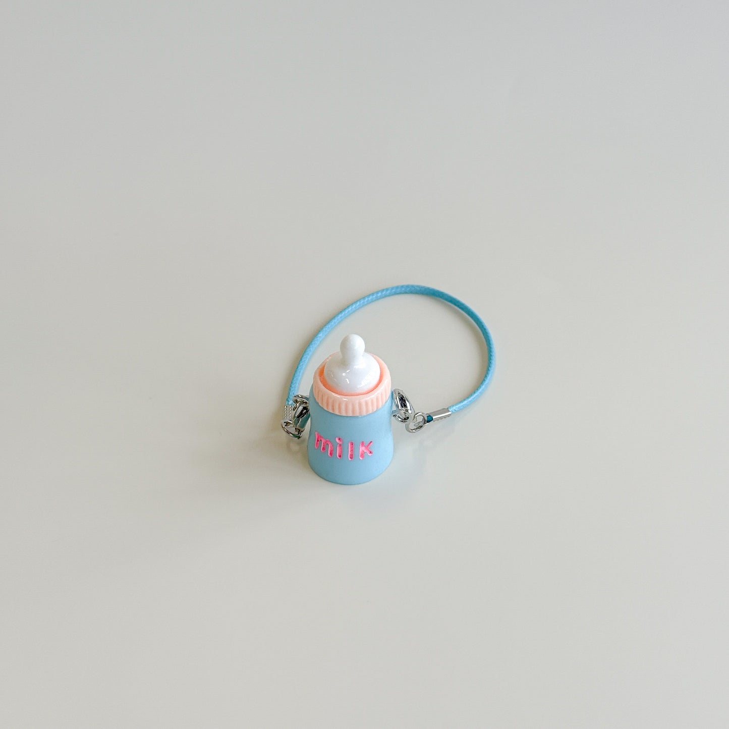 Labubu Milk Bottle Charm – Mini Bottle Accessory